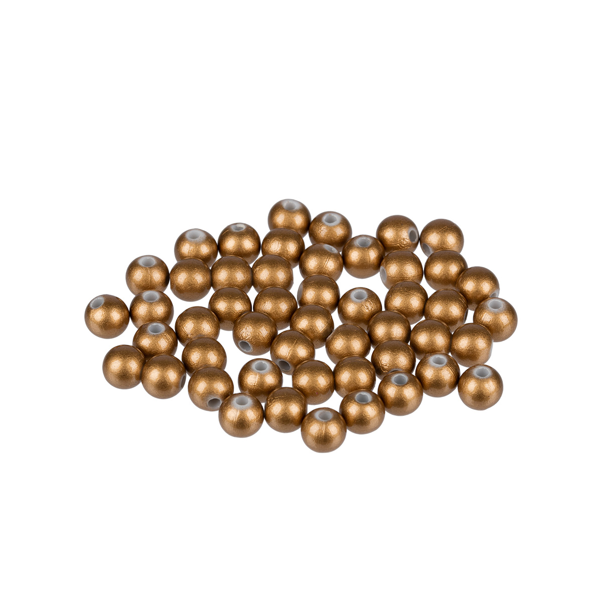 бусины пластик "zlatka" 6мм 50шт золото Бусины пластик "zlatka" 6мм 50шт золото