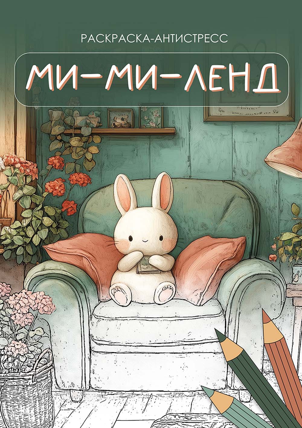 Раскраска-антистресс "ми-ми-ленд" 21х29,7см