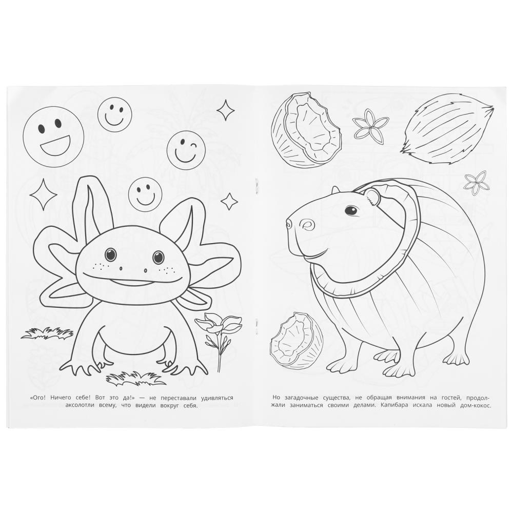 Раскраска "портал между мирами" а4 (умка)