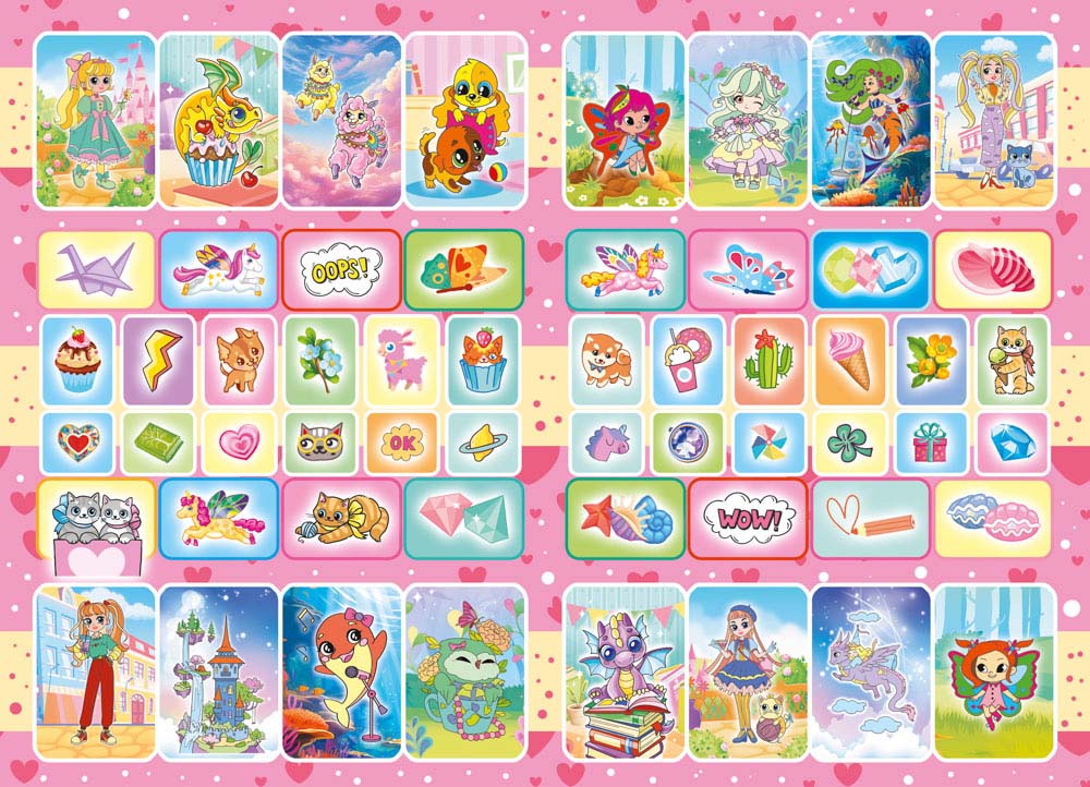 Раскраска для девочек с наклейками а5