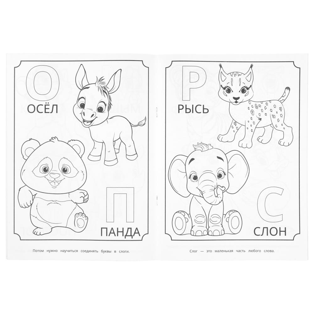 Раскраска "азбука" а4 (умка)