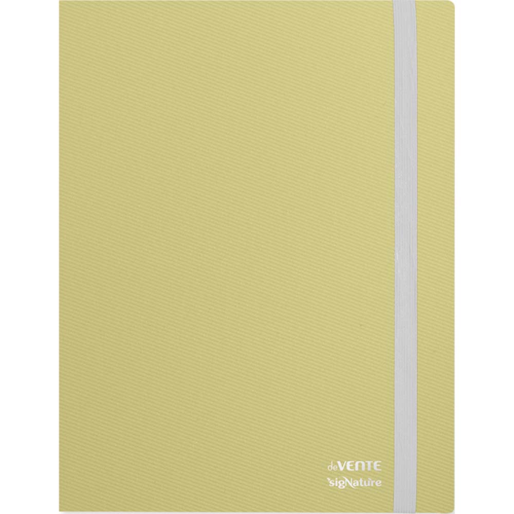 Папка пласт. на резинке а4 650мкм devente "signature" оливковая