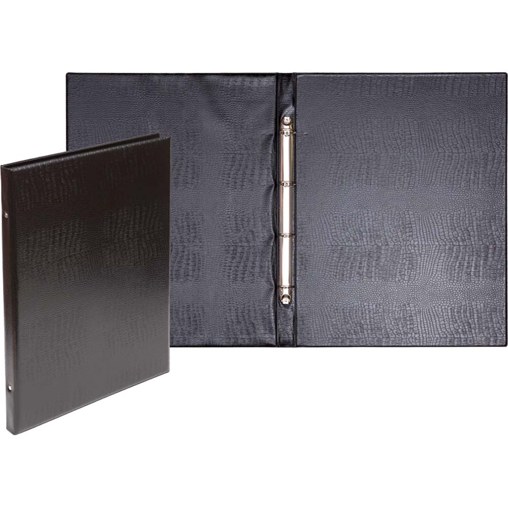 папка пласт. с 4-я кольцами а3 2,7см devente чёрная Папка пласт. с 4-я кольцами а3 2,7см devente чёрная