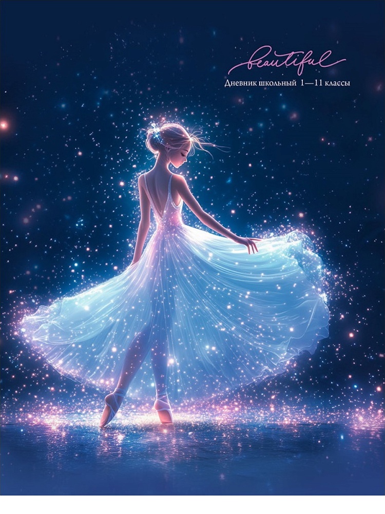 дневник универс. тв.обл. "красивая балерина" (проф-пресс) мат.лам,глиттер. Дневник универс. тв.обл. "красивая балерина" (проф-пресс) мат.лам,глиттер.