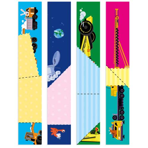 Игра сгибалки "транспорт" (реши-пиши) 4+