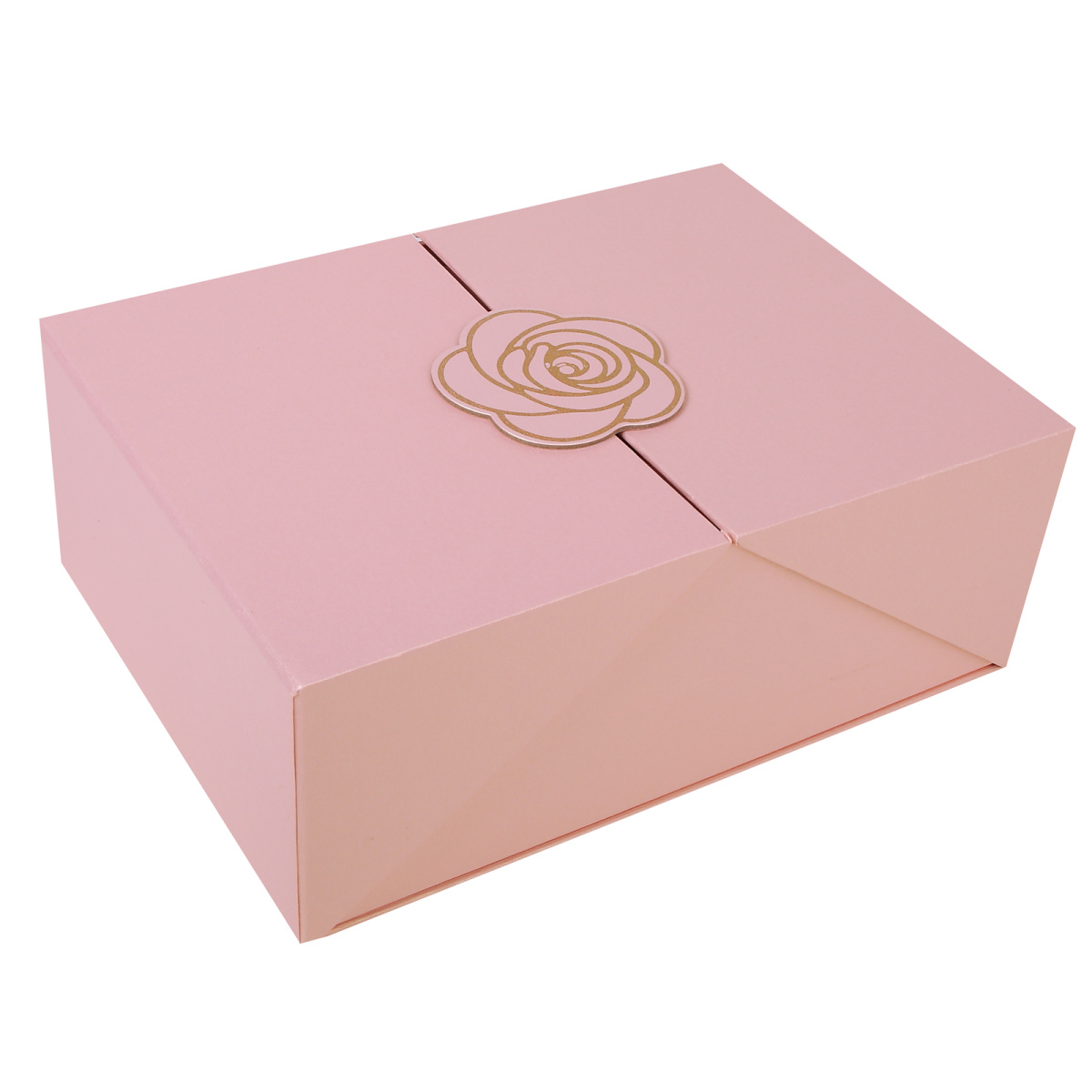 Коробка подарочная 20х15х7см "flower" розовая на магните