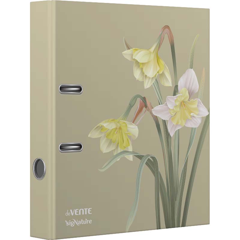 Папка-регистратор 7,5см картон. ламин. devente "signature" с рис.,металл.уголок