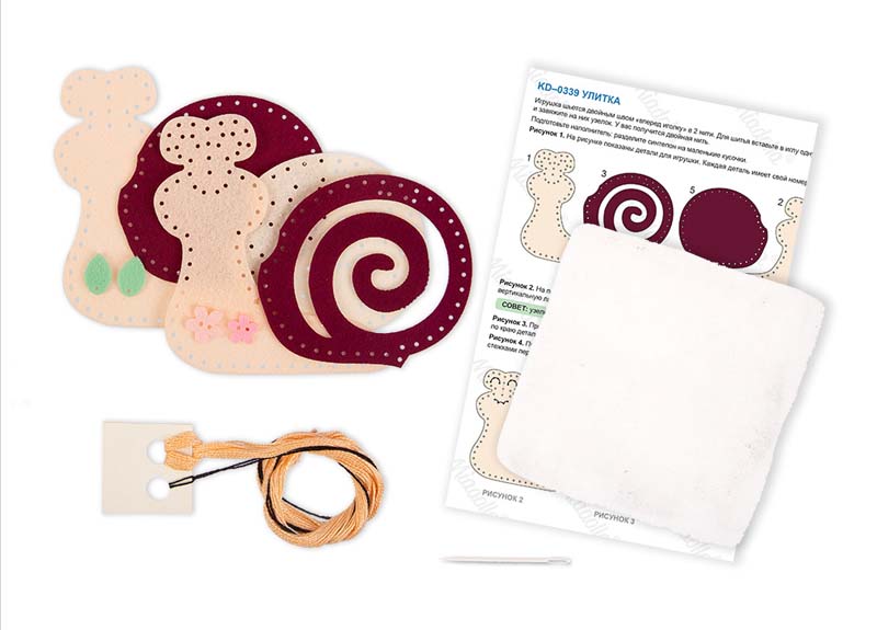 Набор д/изготов.игр.miadolla kids "улитка"