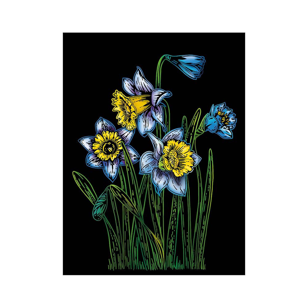 Набор д/творч. гравюра "нарциссы" 20х25,5см