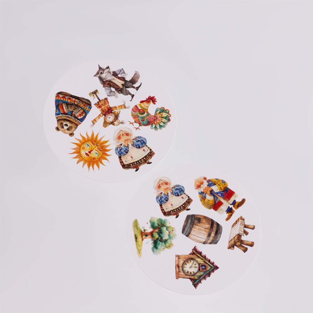 Игра дублик "русские сказки" 30 карточек (три совы)