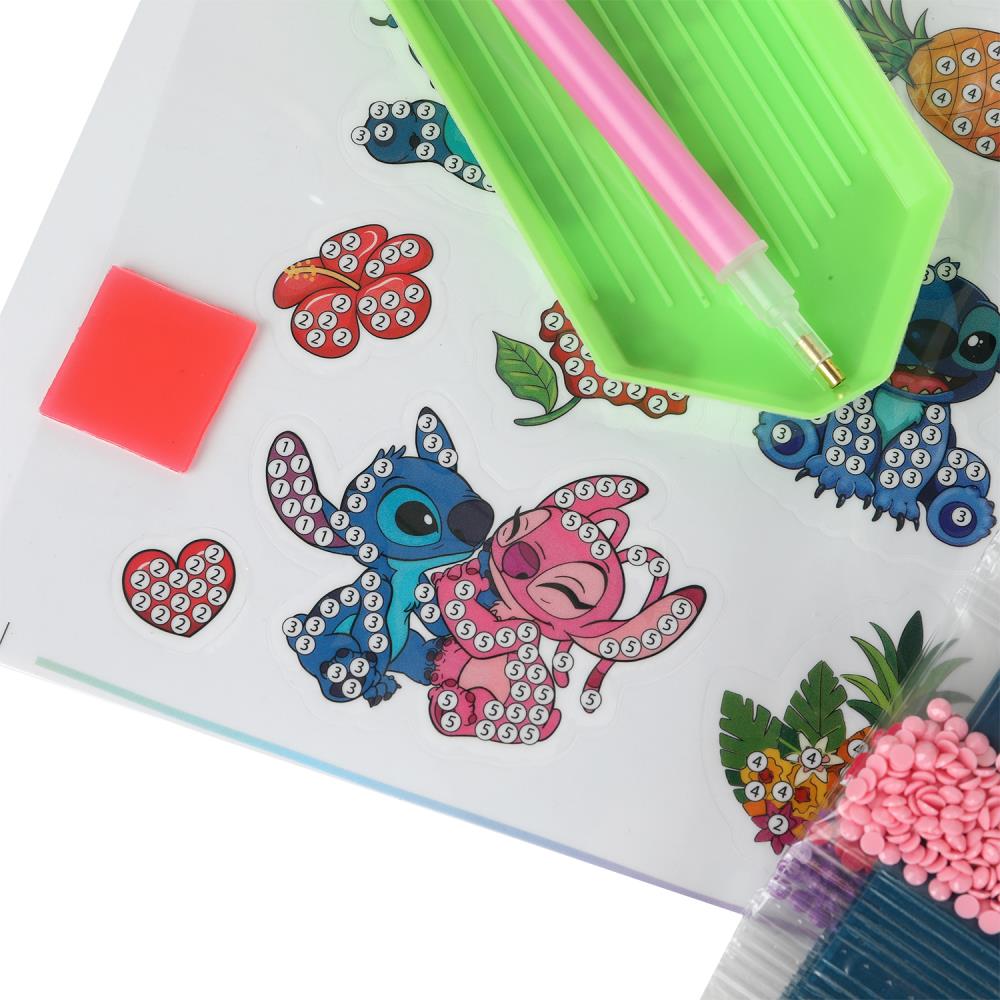 Набор д/творч. алмазная мозаика стикер "стич" (мульти арт)