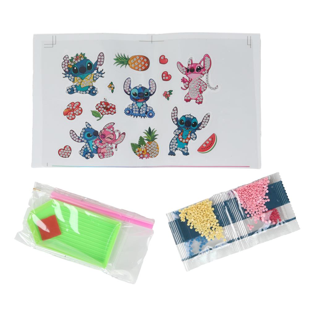 Набор д/творч. алмазная мозаика стикер "стич" (мульти арт)
