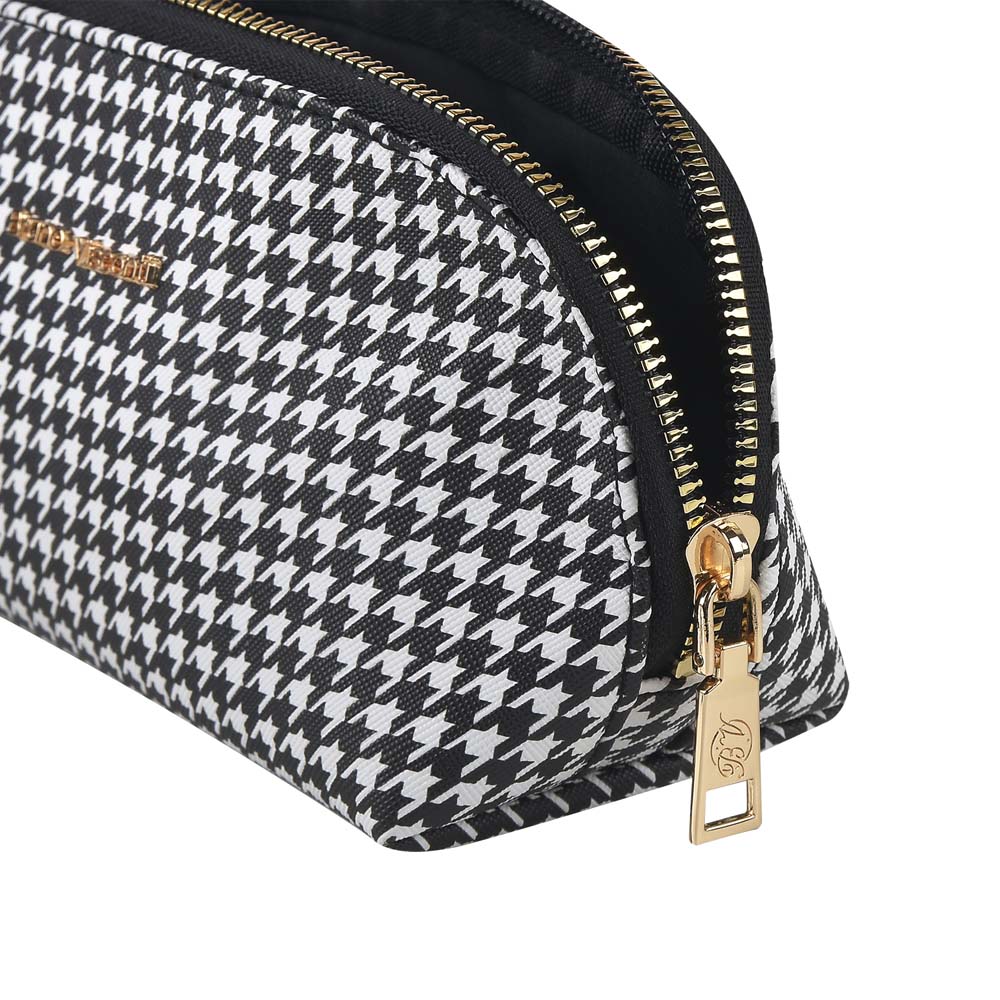 Косметичка bruno visconti "black&white. модный паттерн" 225х80х100мм кож.зам.