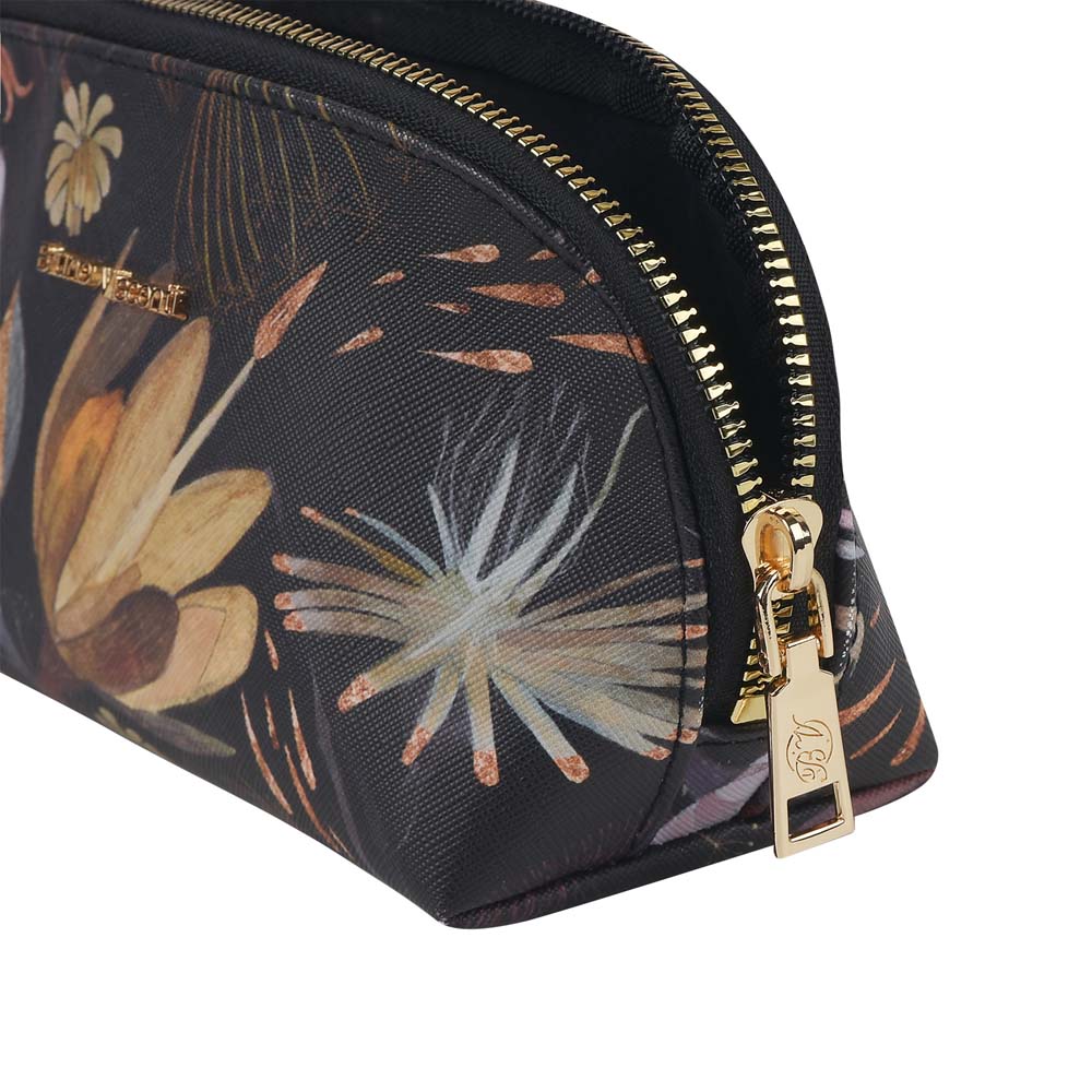 Косметичка bruno visconti "flora. ночные цветы" 225х80х100мм кож.зам.