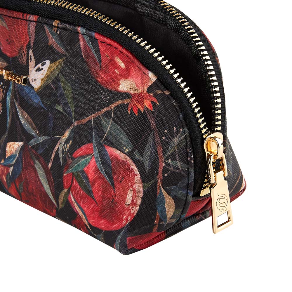 Косметичка bruno visconti "flora. гранат" 225х80х100мм кож.зам.