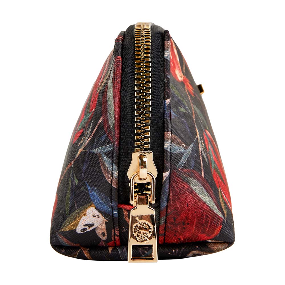 Косметичка bruno visconti "flora. гранат" 225х80х100мм кож.зам.