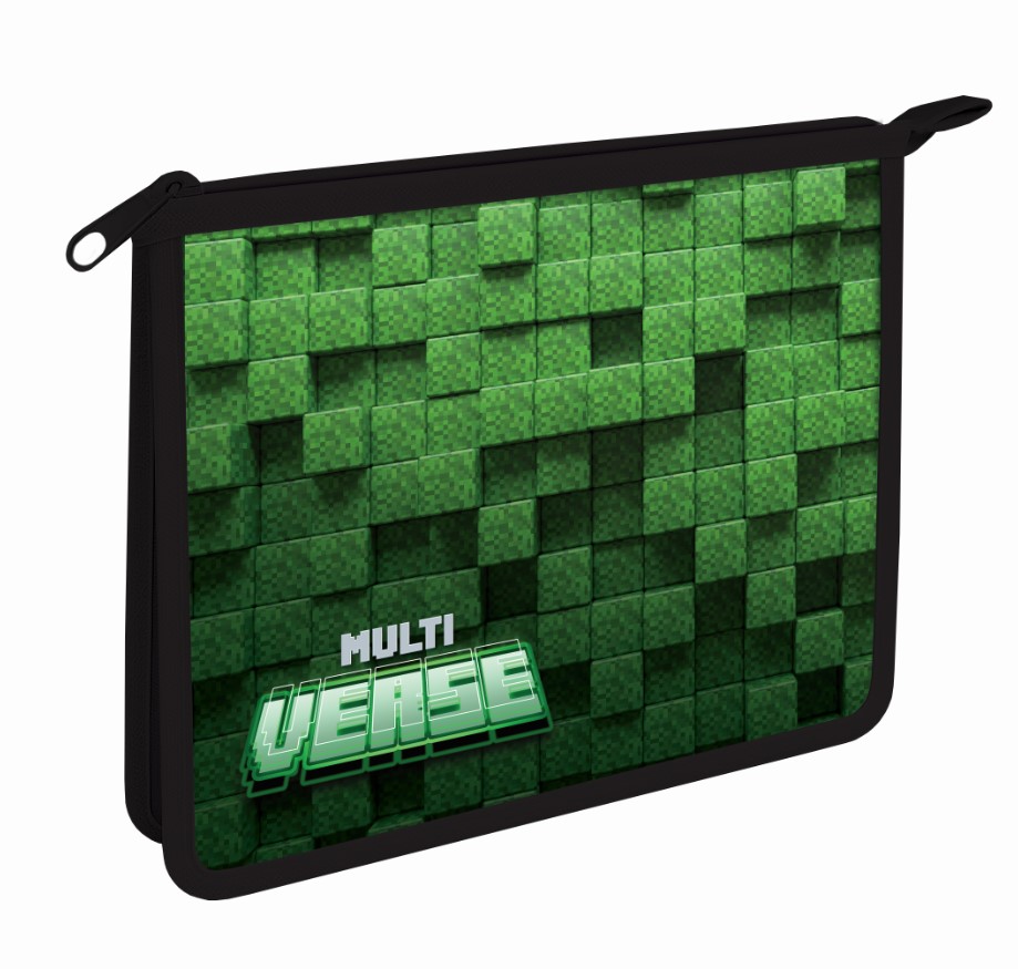 Папка для тетрадей а5 на молнии пчёлка "паттерн мальчики" пластик