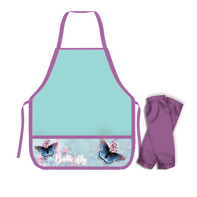 Набор для труда (накидка+нарукавники) пчёлка "butterfly"