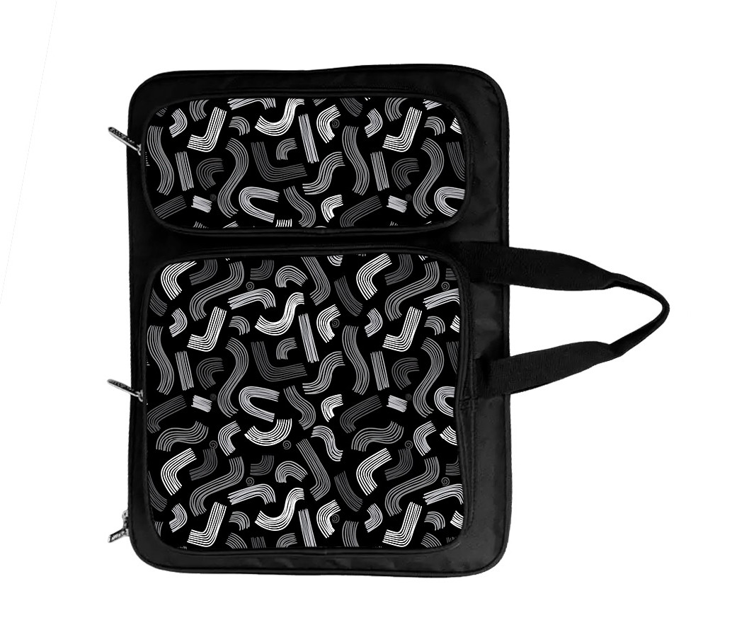 Сумка-рюкзак художника пчёлка "абстракция" 50х36см