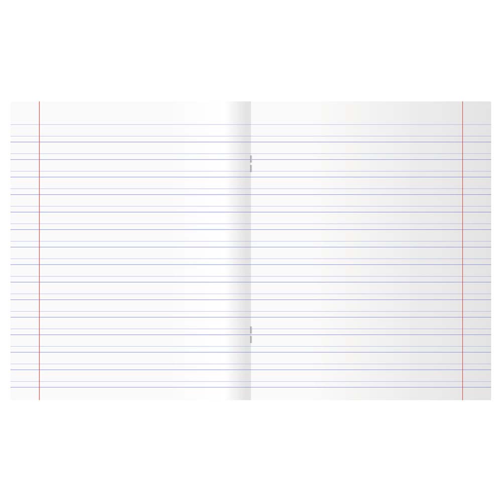 Тетрадь 12 л. узкая лин. зелёная (bg) б/б