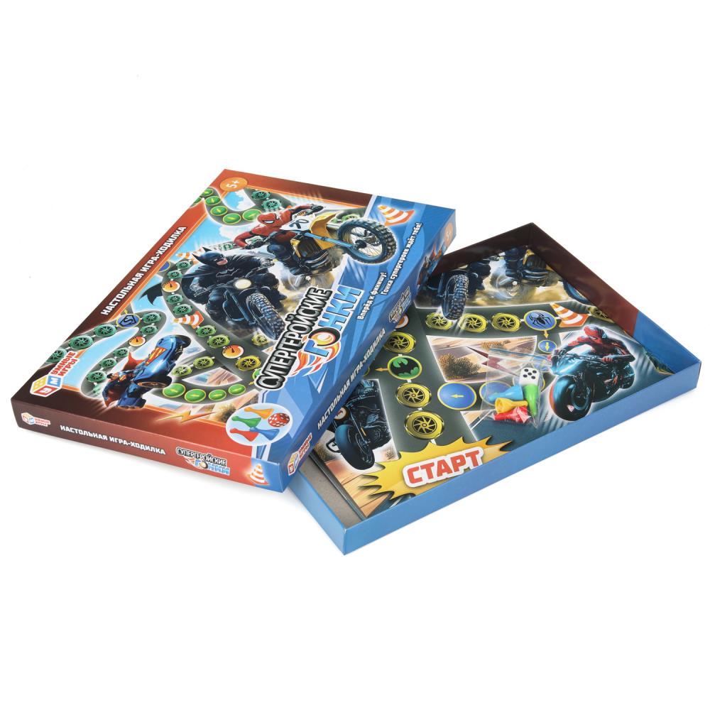 Игра ходилка "супергеройские гонки" (умные игры)
