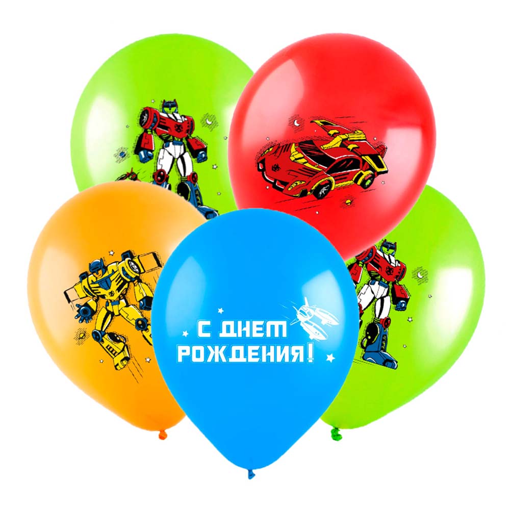 шар возд. 12/30см "трансформеры" асс-т Шар возд. 12/30см "трансформеры" асс-т