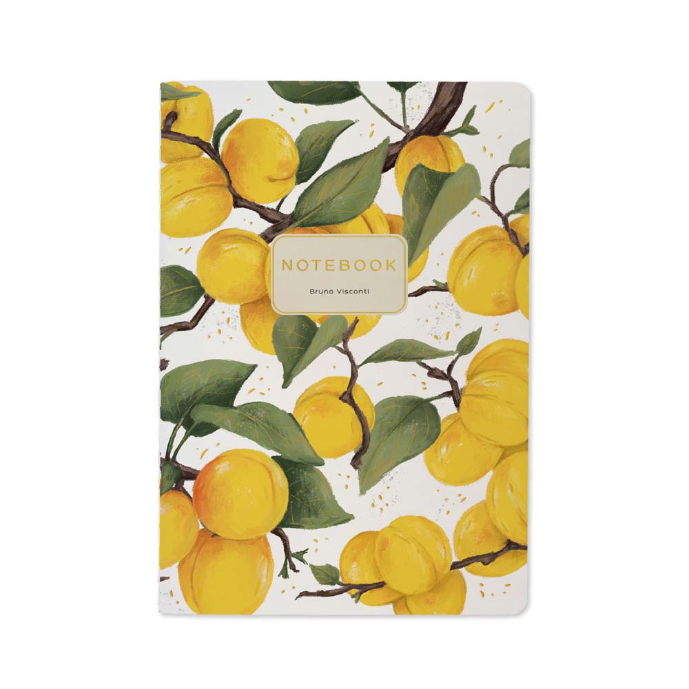 Тетрадь 40л. кл. "flora. paradise. абрикосы" (bruno visconti) т/б,софт тач,фольга,цв.форзац