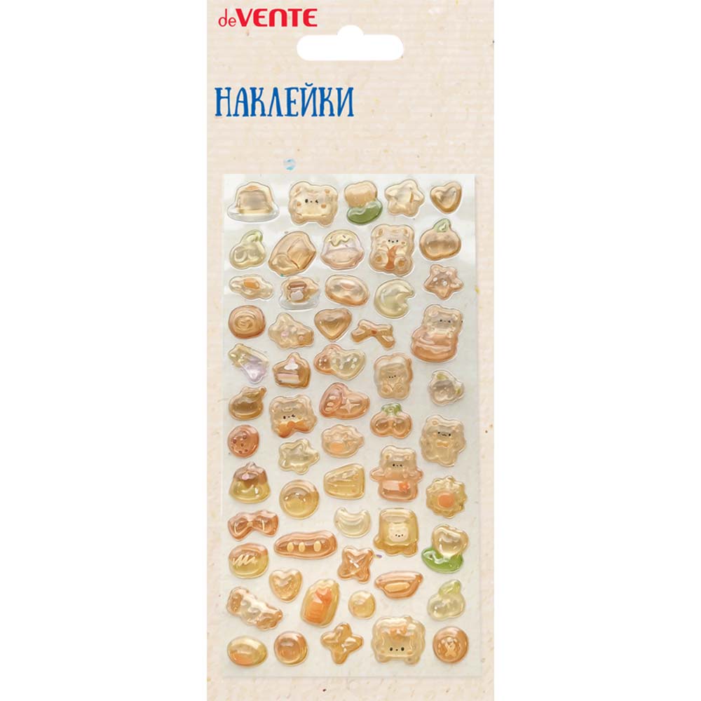 Наклейки devente "мишки на пикнике" 9х17,5см 3d