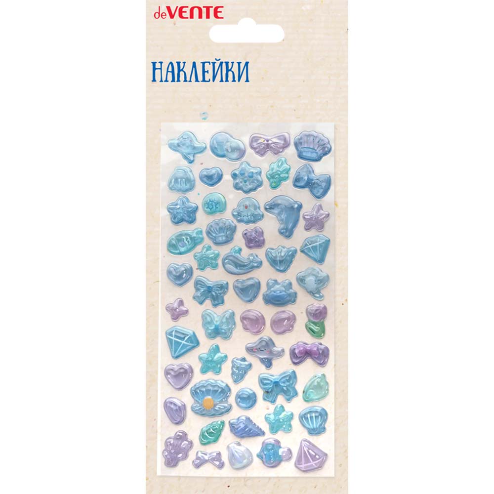 Наклейки devente "морские сокровища" 9х17,5см 3d