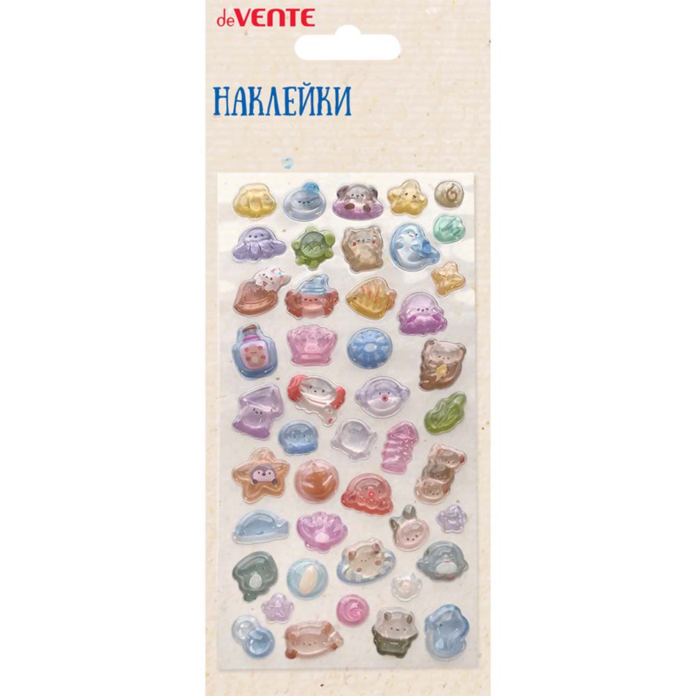 Наклейки devente "подводный мир" 9х17,5см 3d