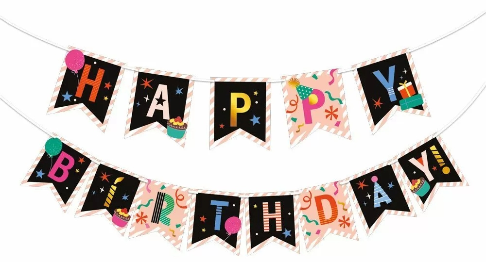 Гирлянда "happy birthday!" 2,0-2,49м