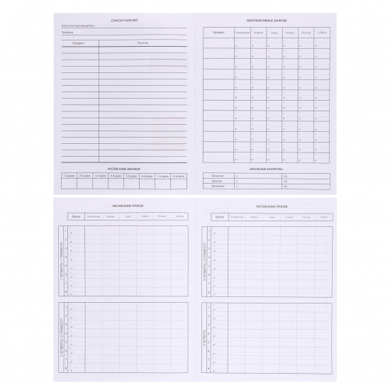 Дневник универс. интегр.обл. "monochrome" (кокос) кож.зам.