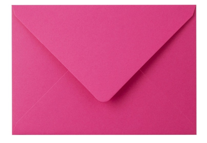 Конверт для подарочного сертификата 10х7см фуксия