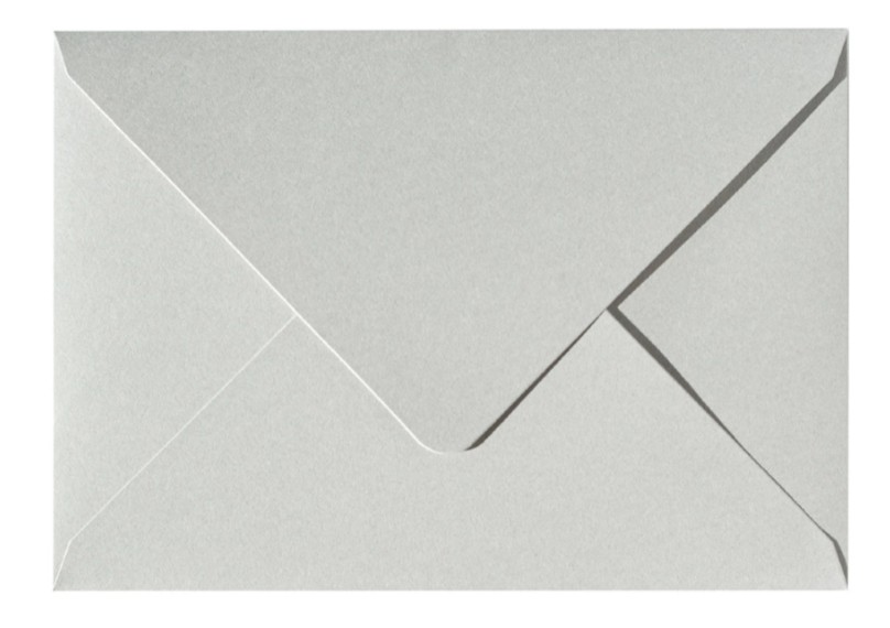 Конверт для подарочного сертификата 10х7см светло-серый