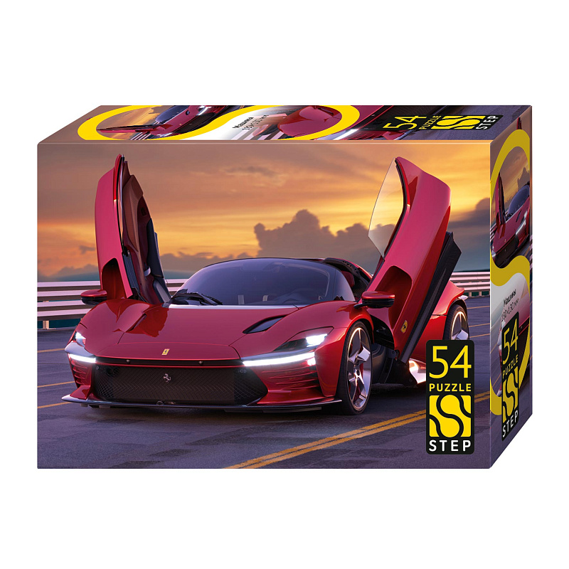 Пазлы 54 дет. "машины" (степ пазл) асс-т