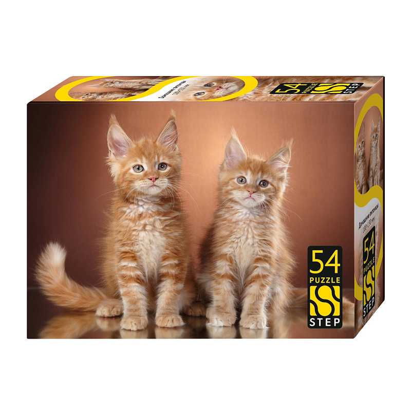 Пазлы 54 дет. "домашние питомцы" (степ пазл) асс-т