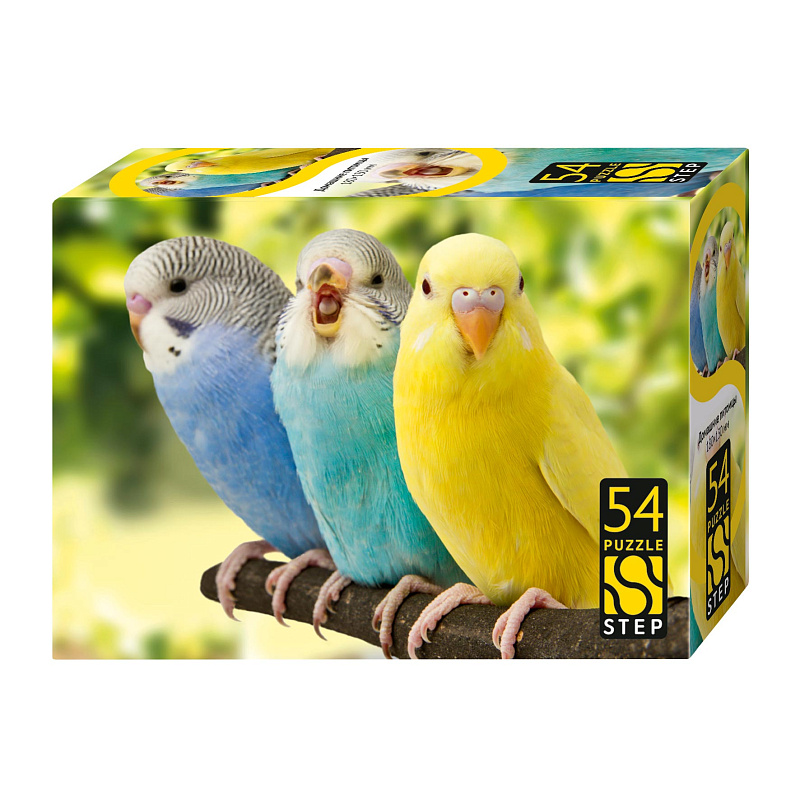 Пазлы 54 дет. "домашние питомцы" (степ пазл) асс-т