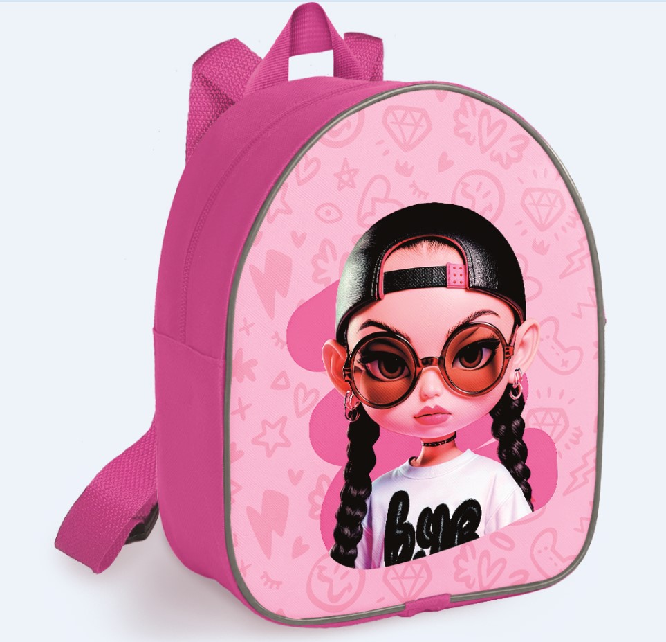 Рюкзак детский пчёлка "девочка 3d" 28х22,5х9,5см