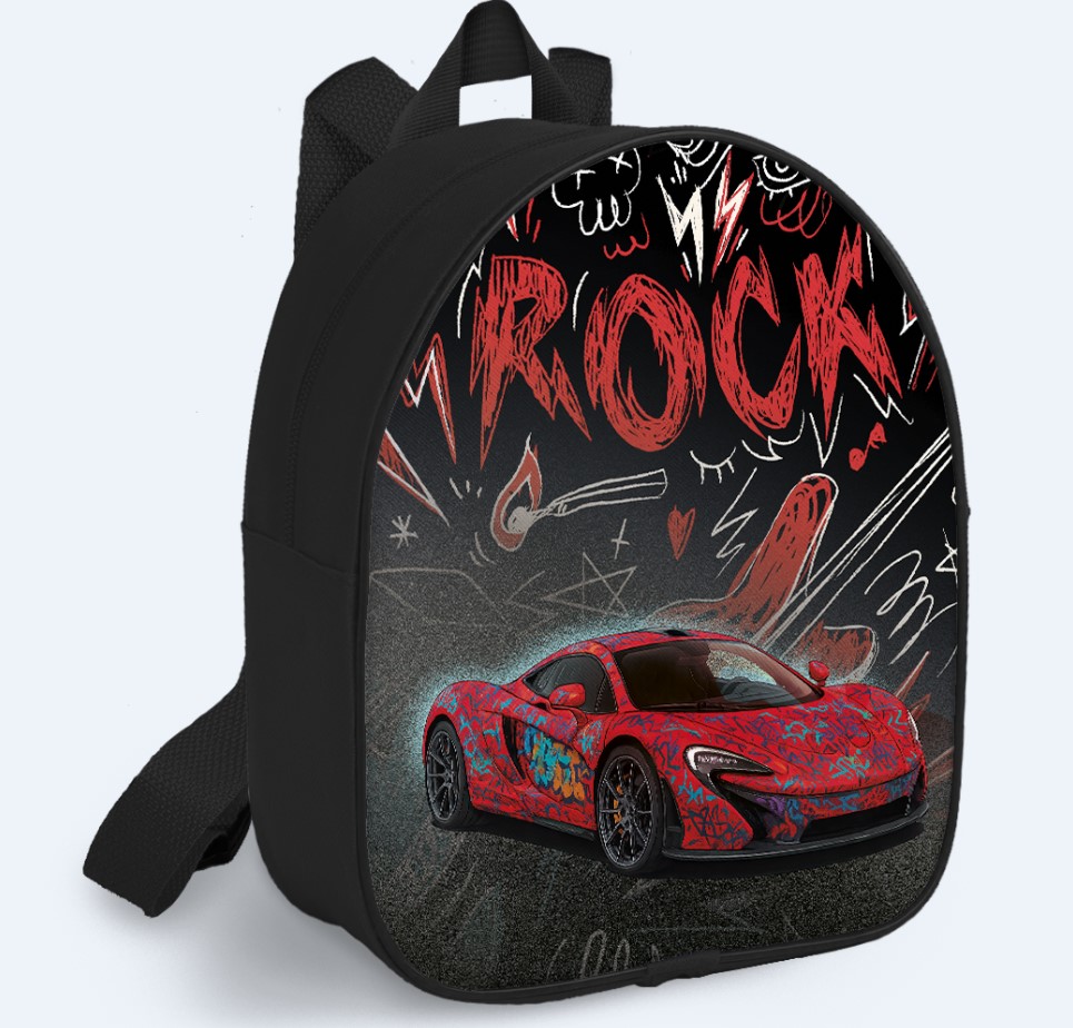 Рюкзак детский пчёлка "красное авто" 28х22,5х9,5см