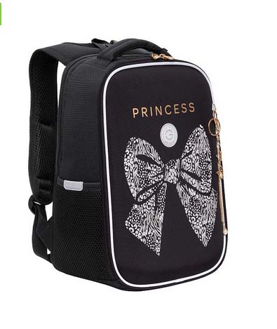 Рюкзак grizzly чёрный 26х37х17см эрг.спинка