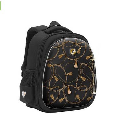 Рюкзак grizzly чёрный 28х36х20см эрг.спинка