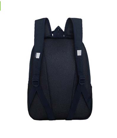 Рюкзак grizzly синий-оранжевый 29х38х16см упл.спинка+картхолдер