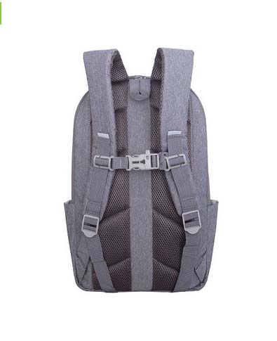 Рюкзак grizzly серый 27,5х43х16см упл.спинка