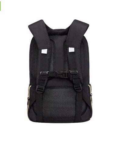 Рюкзак grizzly чёрный 28х40х16см эрг.спинка