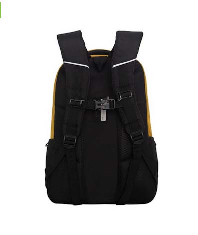 Рюкзак grizzly чёрный-табачный 32х45х23см эрг.спинка