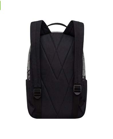 Рюкзак grizzly серый 24х37,5х12см упл.спинка