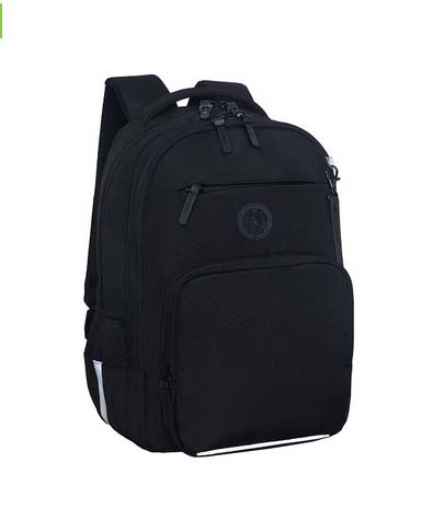Рюкзак grizzly чёрный 28х40х15,5см эрг.спинка