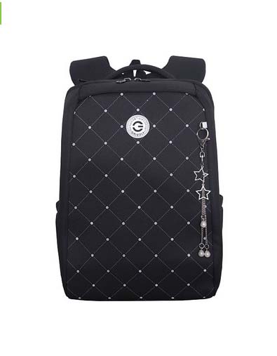 Рюкзак grizzly чёрный 26х39х17см эрг.спинка