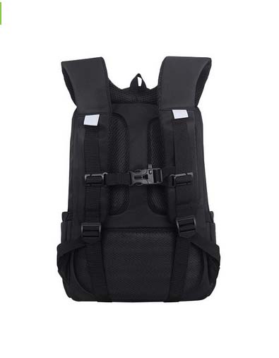 Рюкзак grizzly чёрный 26х39х17см эрг.спинка