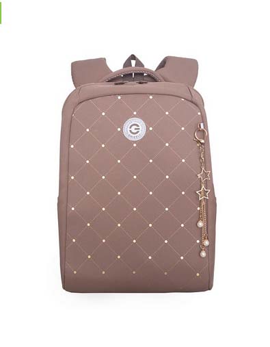 Рюкзак grizzly кофейный 26х39х17см эрг.спинка